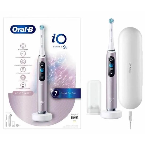 ELEKTRIČNA ZOBNA ŠČETKA ORALB IO9 ROSE QUARTZ