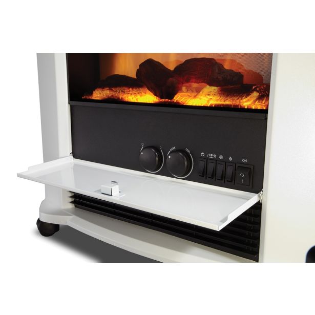 ELEKTRIČNI KAMIN EWT BARTOK BELI