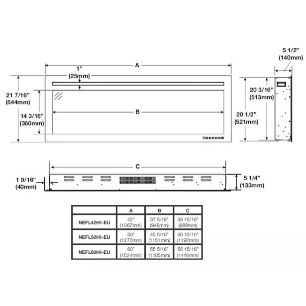 ELEKTRIČNI KAMIN PURVIEW 42