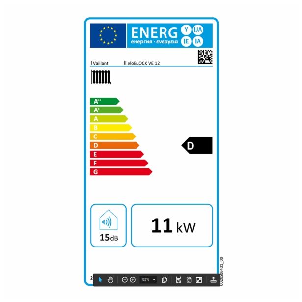 ELEKTRIČNI KOTEL VAILLANT ELOBLOCK VE 12 STENSKI, 12 KW
