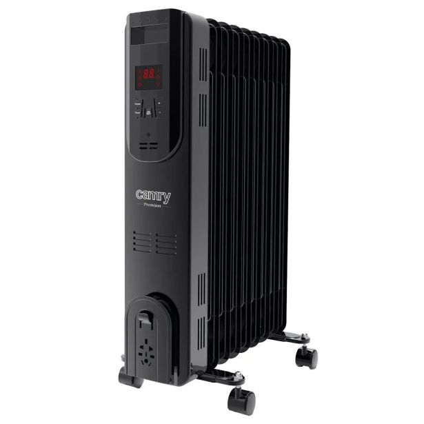 ELEKTRIČNI RADIATOR CAMRY CR7810 OLJNI 2000 W ČRN 9 REBER