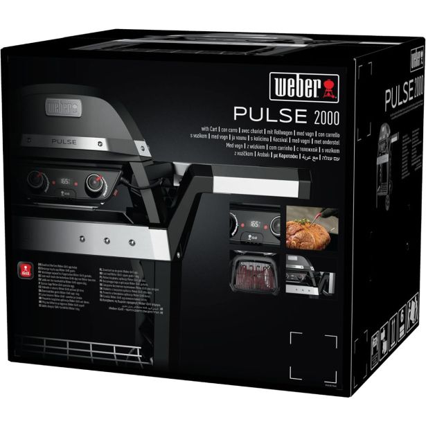 ELEKTRIČNI ŽAR WEBER PULSE 2000 + VOZIČEK