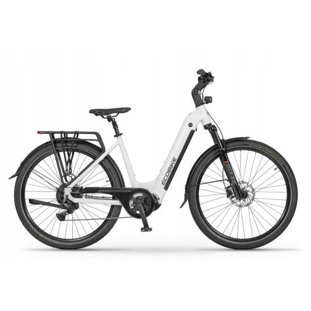 ELEKTRIČNO KOLO ECOBIKE LX300 900WH, M-17", WHITE