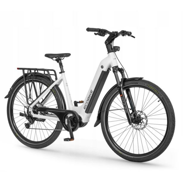 ELEKTRIČNO KOLO ECOBIKE LX300 900WH, M-17", WHITE