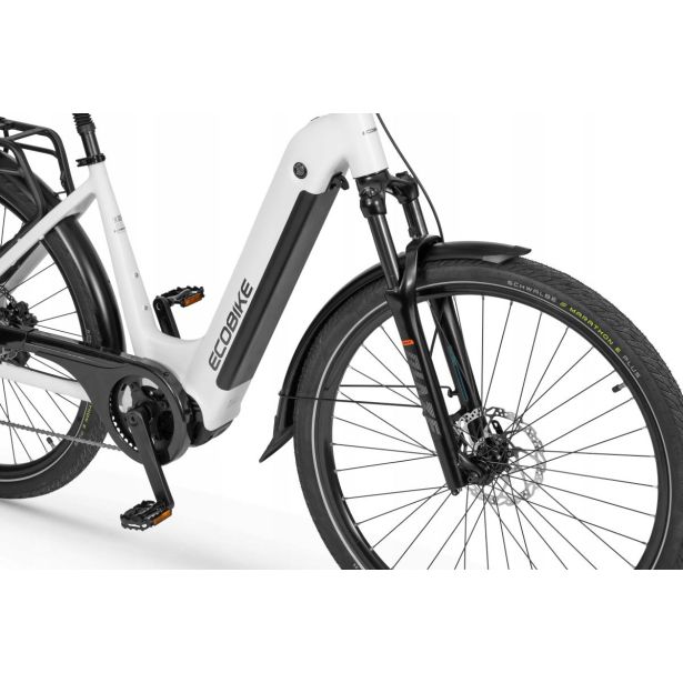 ELEKTRIČNO KOLO ECOBIKE LX300 900WH, M-17", WHITE