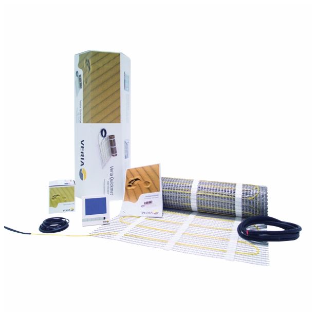 ELEKTRIČNO OGREVANJE VERIA QUICKMAT QM 8M2-1200W 2C+DEVI.BASI OGREVALNA PREPROGA 0.5X16