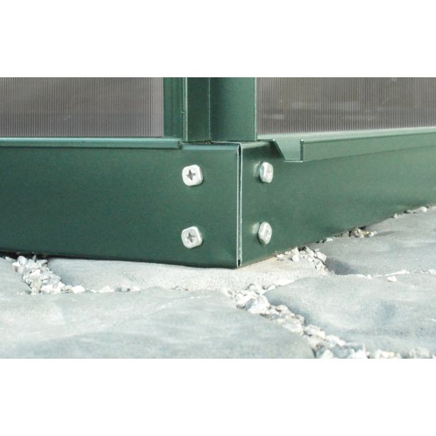 ELEMENT ZA RASTLINJAK VITAVIA JEKLENI OKVIR TEMELJ 3300 6CM. SMARAG. ZA GH 261034