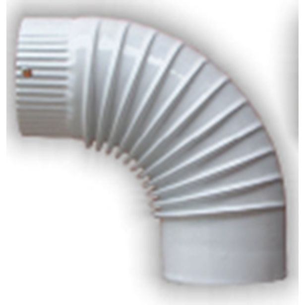 EMAJLIRANO DIMNO KOLENO FI 120 90° BELO