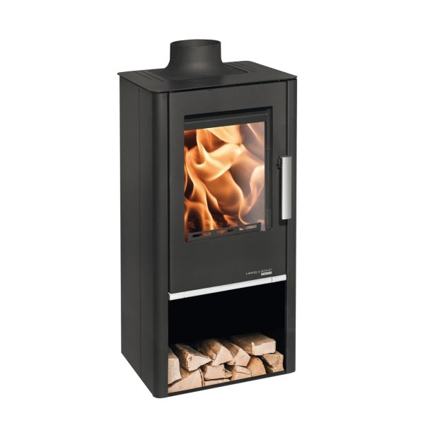 KAMINSKA PEČ HAAS+SOHN ENGADIN ECOAPP 283.15 BISERNO ČRNA