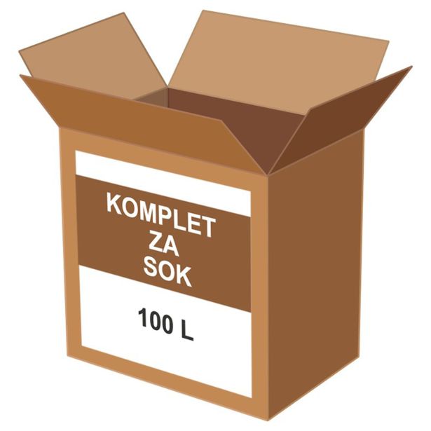 ENOLOŠKI PRIPOMOČEK KOMPLET ZA SOK 100 L
