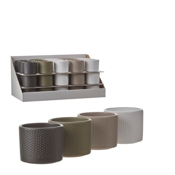 KERAMIČNI NOTRANJI LONEC MICA ERA MINI LONEC S4 BARV V8.5XD10CM