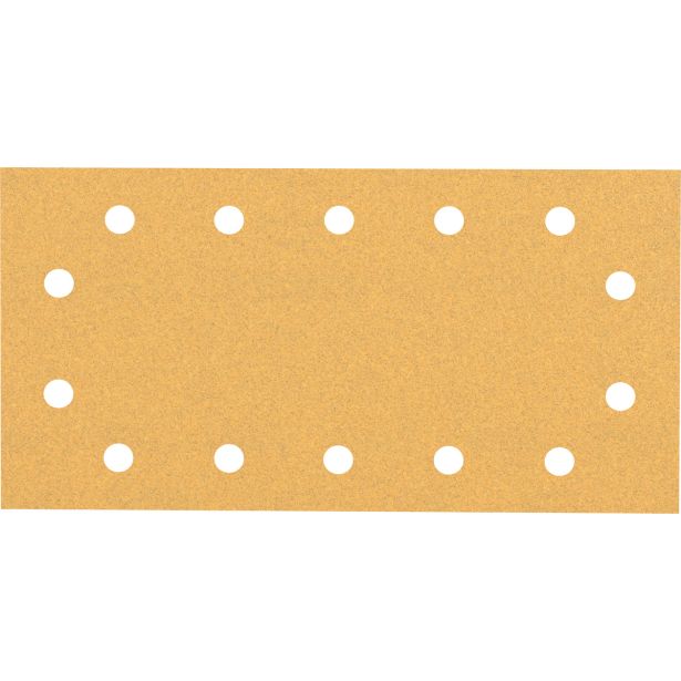 EXPERT C470 BRUSNI PAPIR S 14 LUKNJAMI ZA EKSCENTRIČNE BRUSILNIKE, 115 X 230 MM, G 100, 50 KOSOV