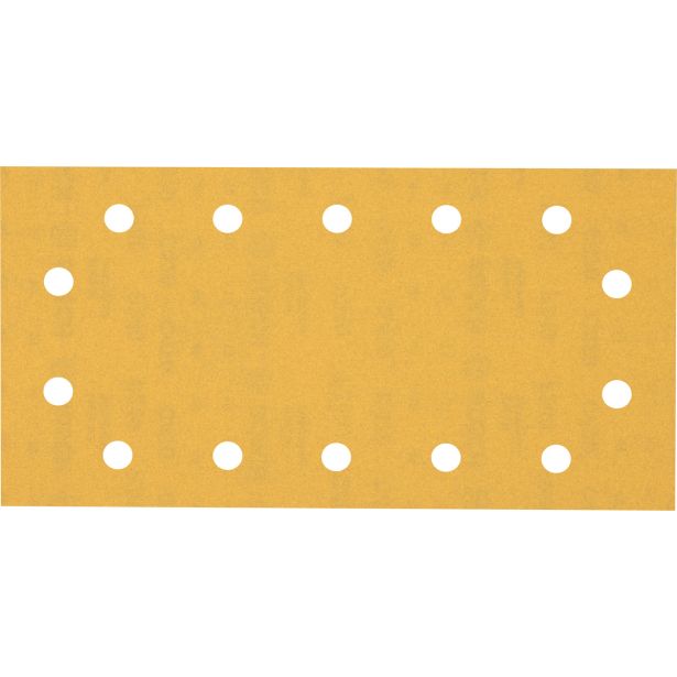 EXPERT C470 BRUSNI PAPIR S 14 LUKNJAMI ZA EKSCENTRIČNE BRUSILNIKE, 115 X 230 MM, G 240, 10 KOSOV