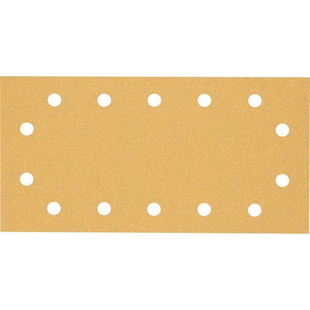 EXPERT C470 BRUSNI PAPIR S 14 LUKNJAMI ZA EKSCENTRIČNE BRUSILNIKE, 115 X 230 MM, G 80, 10 KOSOV