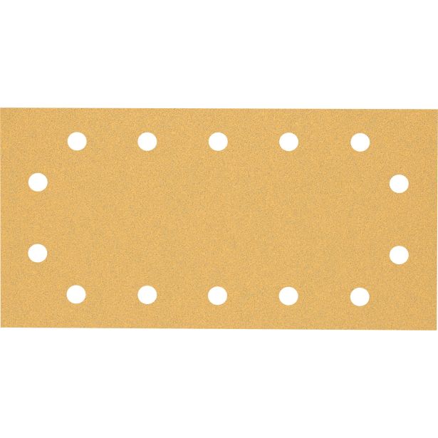 EXPERT C470 BRUSNI PAPIR S 14 LUKNJAMI ZA EKSCENTRIČNE BRUSILNIKE, 115 X 230 MM, G 80, 50 KOSOV