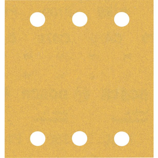 EXPERT C470 BRUSNI PAPIR S 6 LUKNJAMI ZA EKSCENTRIČNE BRUSILNIKE, 115 X 107 MM, G 180, 10 KOSOV