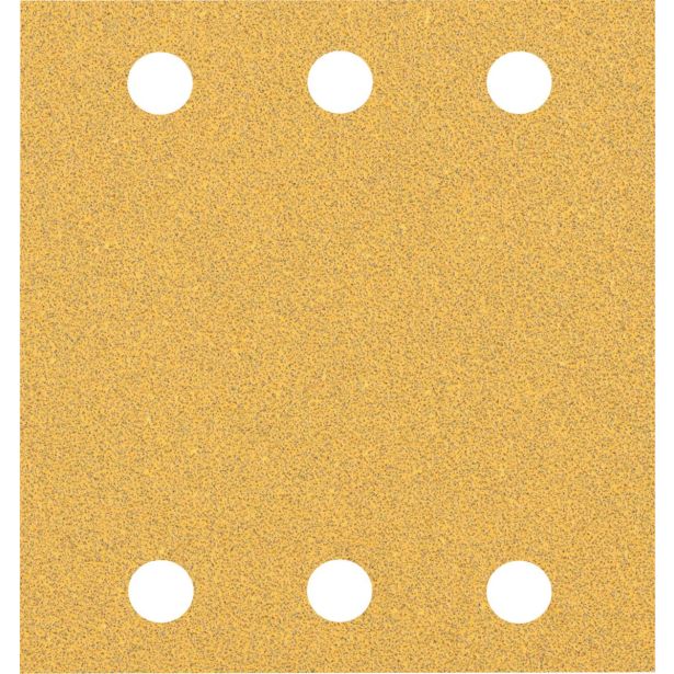 EXPERT C470 BRUSNI PAPIR S 6 LUKNJAMI ZA EKSCENTRIČNE BRUSILNIKE, 115 X 107 MM, G 60, 10 KOSOV