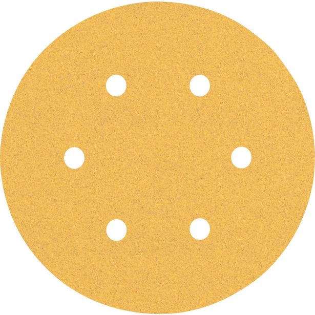 EXPERT C470 BRUSNI PAPIR S 6 LUKNJAMI ZA EKSCENTRIČNE BRUSILNIKE, 150 MM, G 100, 50 KOSOV