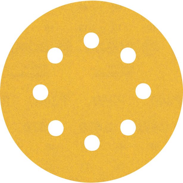 EXPERT C470 BRUSNI PAPIR Z 8 LUKNJAMI ZA EKSCENTRIČNE BRUSILNIKE, 115 MM, G 240, 5 KOSOV