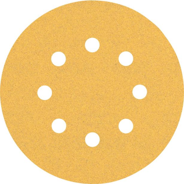 EXPERT C470 BRUSNI PAPIR Z 8 LUKNJAMI ZA EKSCENTRIČNE BRUSILNIKE, 125 MM, G 100, 50 KOSOV