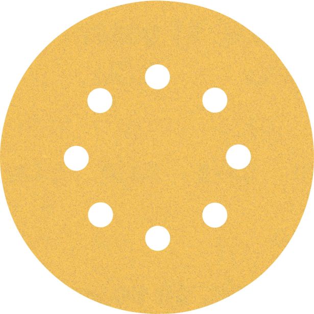 EXPERT C470 BRUSNI PAPIR Z 8 LUKNJAMI ZA EKSCENTRIČNE BRUSILNIKE, 125 MM, G 120, 50 KOSOV