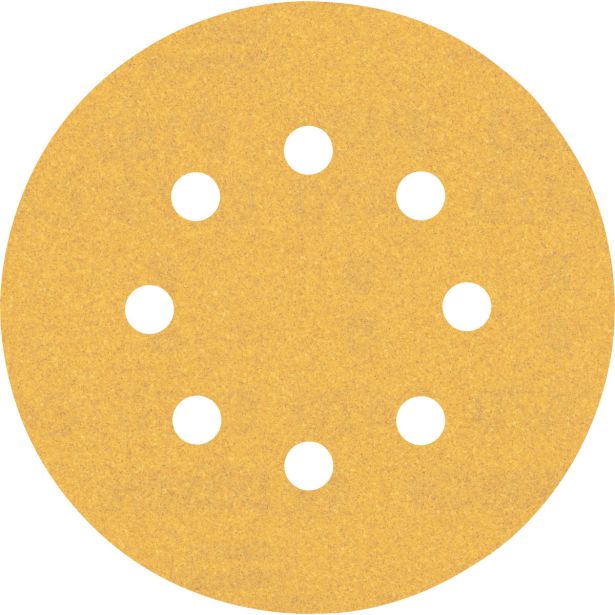 EXPERT C470 BRUSNI PAPIR Z 8 LUKNJAMI ZA EKSCENTRIČNE BRUSILNIKE, 125 MM, G 150, 50 KOSOV