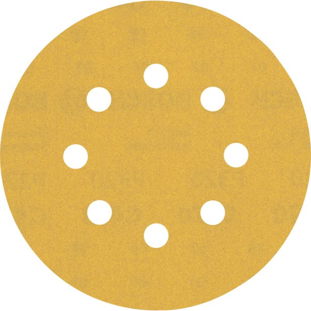 EXPERT C470 BRUSNI PAPIR Z 8 LUKNJAMI ZA EKSCENTRIČNE BRUSILNIKE, 125 MM, G 320, 50 KOSOV