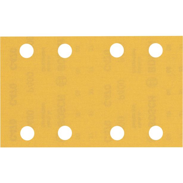 EXPERT C470 BRUSNI PAPIR Z 8 LUKNJAMI ZA EKSCENTRIČNE BRUSILNIKE, 80 X 133 MM, G 400, 10 KOSOV