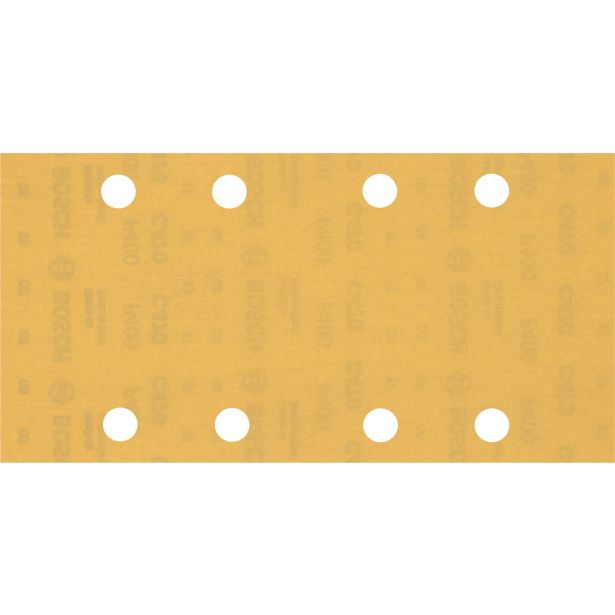 EXPERT C470 BRUSNI PAPIR Z 8 LUKNJAMI ZA EKSCENTRIČNE BRUSILNIKE, 93 X 186 MM, G 400, 10 KOSOV
