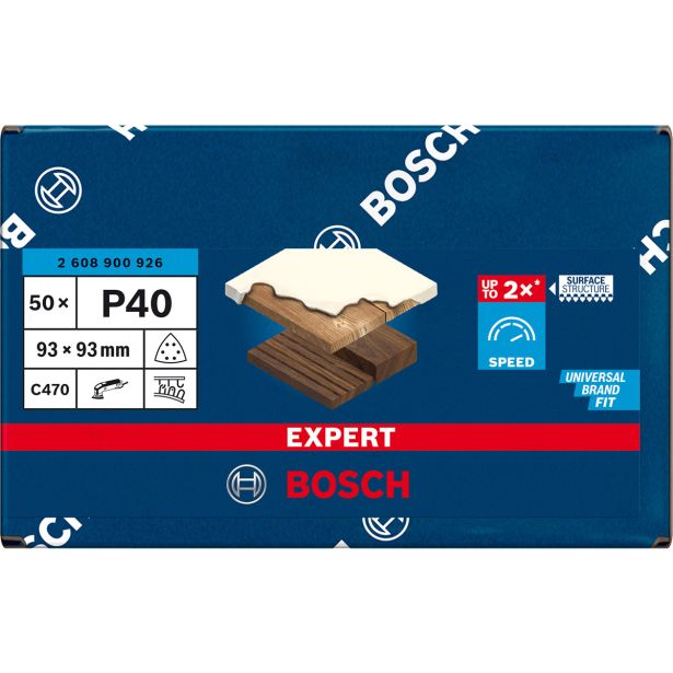EXPERT C470 BRUSNI PAPIR ZA DELTASTE BRUSILNIKE, 93 MM, G 40, 50 KOSOV