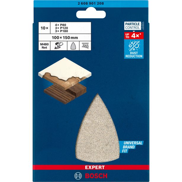 EXPERT M480 KOMPLET BRUSNIH MREŽ, 100 X 150 MM, 10 KOSOV