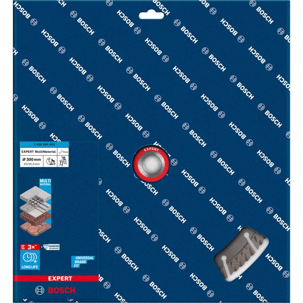 EXPERT MULTIMATERIAL DIAMANTNA REZALNA PLOŠČA, 300 X 20/25,40 X 3 X 15 MM