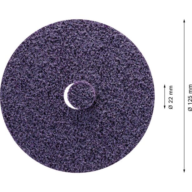 EXPERT N477 PLOŠČA SCM ZA KOTNE BRUSILNIKE, 125 X 22 MM, ZELO GROBA