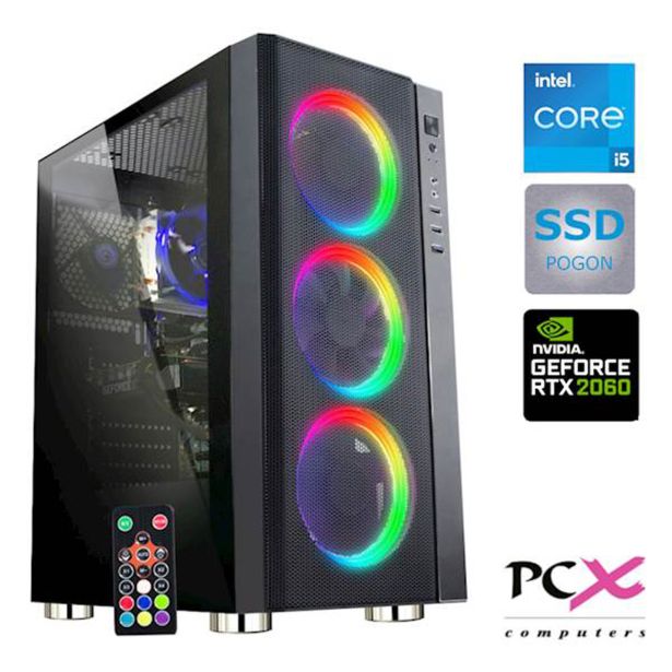 NAMIZNI RAČUNALNIK PCX EXTIAN I5-11400F/16GB SSD 1TB/RTX2060-12GB