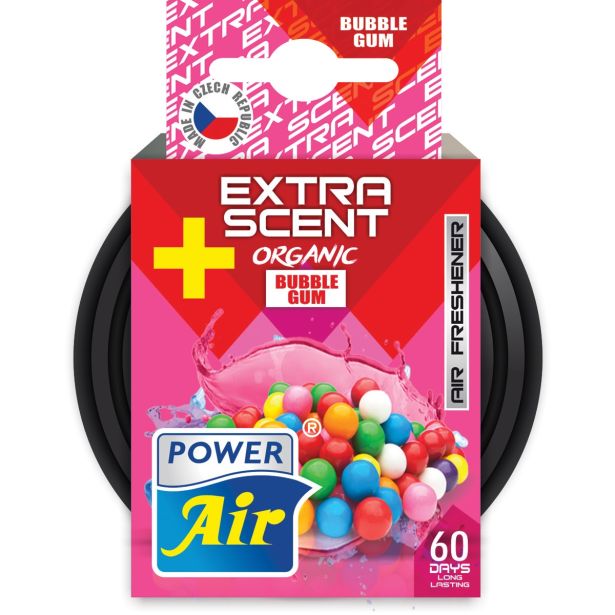POWERAIR OSVEŽILEC ZA AVTO EXTRA SCENT PLUS ŽVEČILNI GUMI