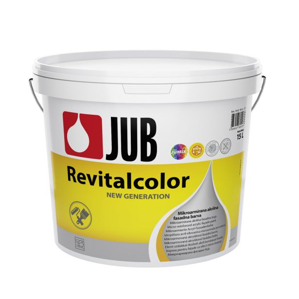 FASADNA BARVA JUB REVITALCOLOR BELI 1001 15 L