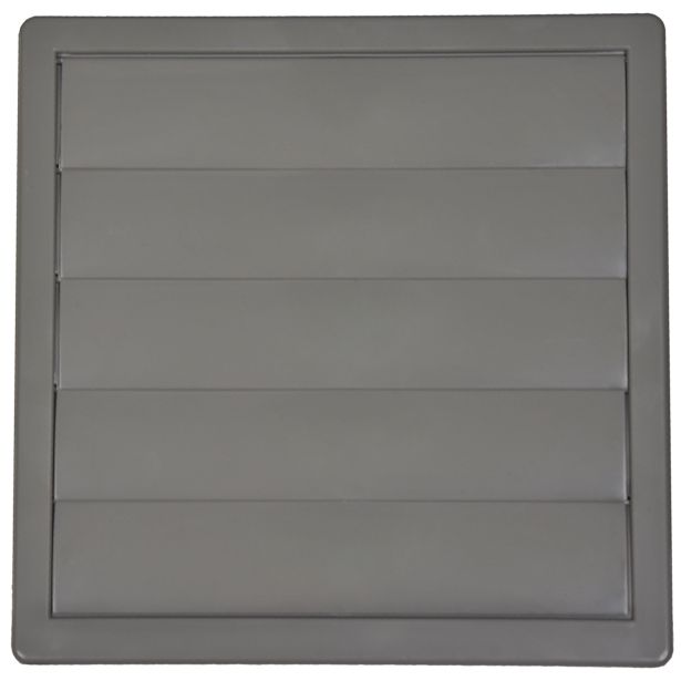 ZRAČNIK BREZ REGULACIJE AIRROXY FASADNI FI 100 SIV Z TEŽ. LOPUTO, 170X175