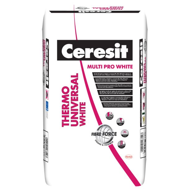 FASADNO LEPILO HENKEL ACB CERESIT THERMO UNIVERSAL MULTI PRO WHITE 25 KG