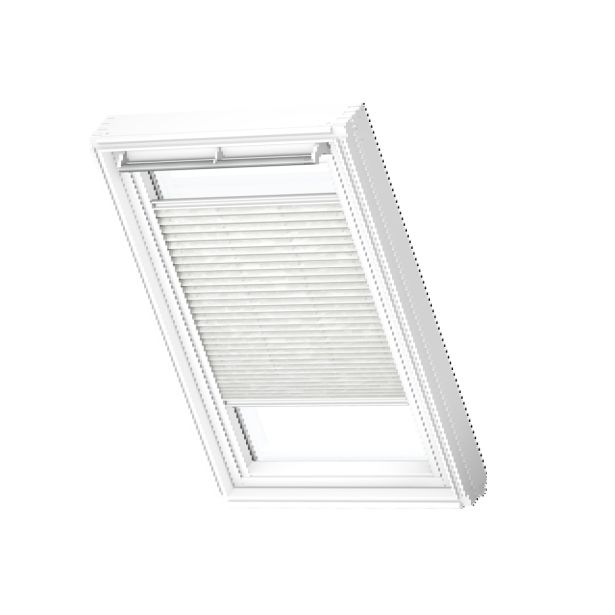 SENČILO ZA STREŠNO OKNO VELUX FHL CK02 1256SWL PLISE, BELA Z VZORCEM