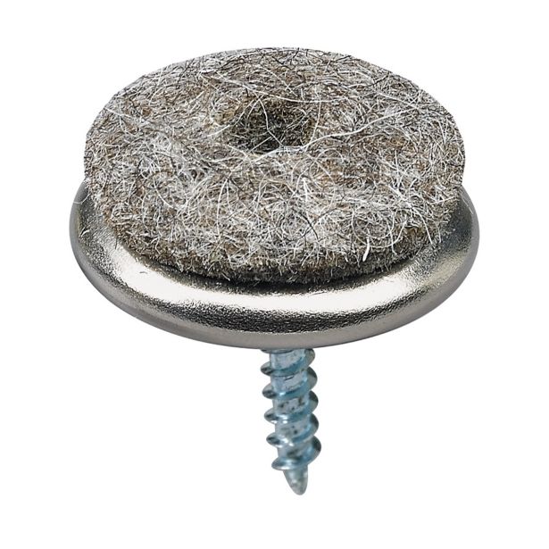 DRSNIK Z VIJAKOM HETTICH DIY FI 24X26 MM, SINTETIČNI FILC, V ZAVOJU JE 4 KOS