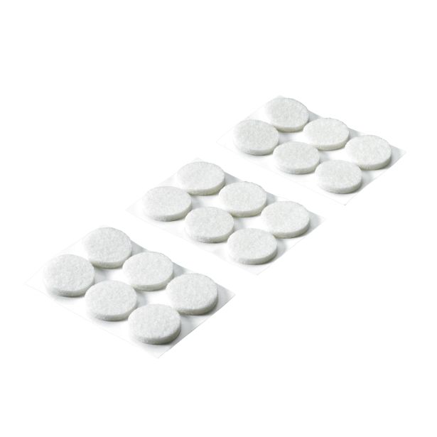 DRSNIK HETTICH DIY,SAMOLEPLJIV FI 25X4,5 MM, BEL, V ZAVOJU JE 18 KOS