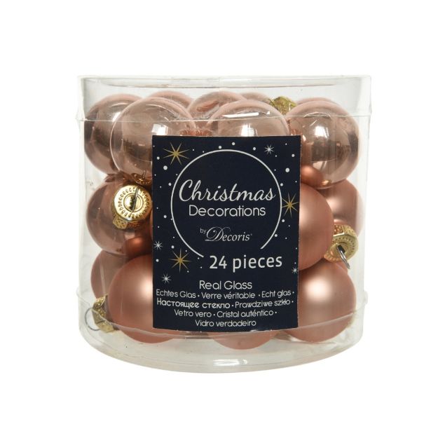 BAKRENE STEKLENE BUNKE, 24 KOSOV, PREMER 25 MM