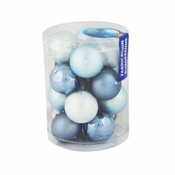 STEKLENA BUNKA GLOSSTYLE FI 30 MM 16/1 TEM. MODRA