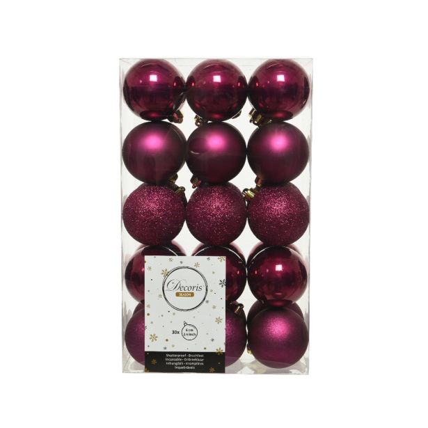 KROGLE ZA JELKO BARVE MAGNOLIJE, 30/1, FI 60 MM