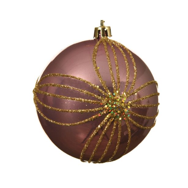 ROZA BUNKICA Z DEKORJEM 8 CM