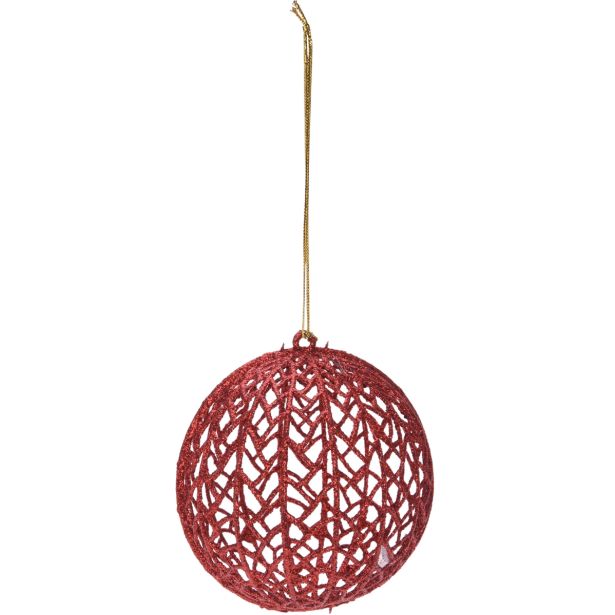 BUNKA IZ UMETNE MASE KOOPMAN FI 9 CM RDEČA