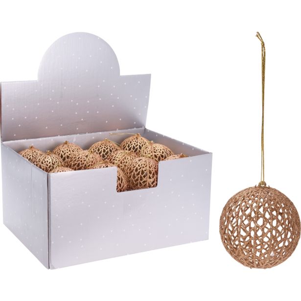 BUNKA IZ UMETNE MASE KOOPMAN FI 9 CM ZLATA