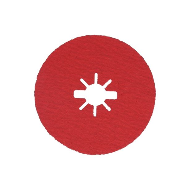 FIBER DISK X-LOCK, 125MM, G8, R78 BEST FOR METAL + INOX