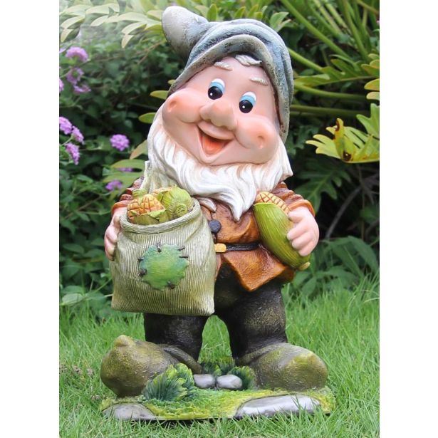 FIGURA, OKRASNA PALČEK S KORUZO VIŠ. 35 CM