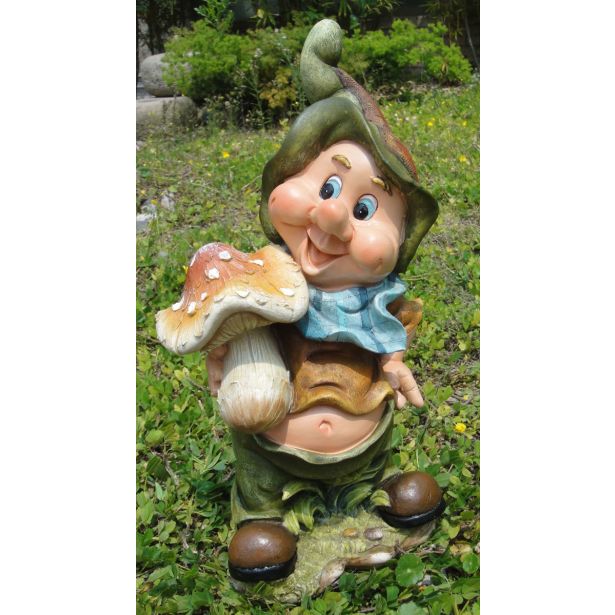 FIGURA, OKRASNA PALČEK Z GOBO VIŠ 13 CM